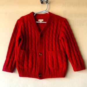 Red Gymboree sweater